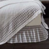 Annie Buffalo Check Bed Skirt - Grey -Home Improvement Store Annie Buffalo Check Bed Skirt Grey 400000534107 image1 27014.1634890480