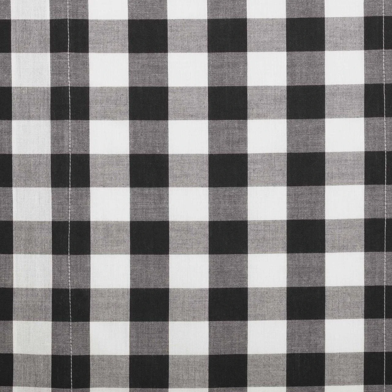 Annie Buffalo Check Black Prairie Gathered Curtains - Ruffled 72x84 6 Annie Buffalo Check Black Prairie Gathered Curtains - Ruffled 72x84 - Image 4