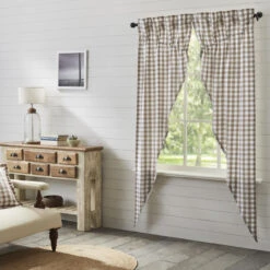 Annie Buffalo Check Portabella Prairie Gathered Curtains - 72x84 -Home Improvement Store Annie Buffalo Check Portabella Prairie Gathered Curtains 72x84 810055893126 image3 69283.1681239391