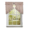 Annie Buffalo Check Portabella Prairie Gathered Curtains - Ruffled 72x36