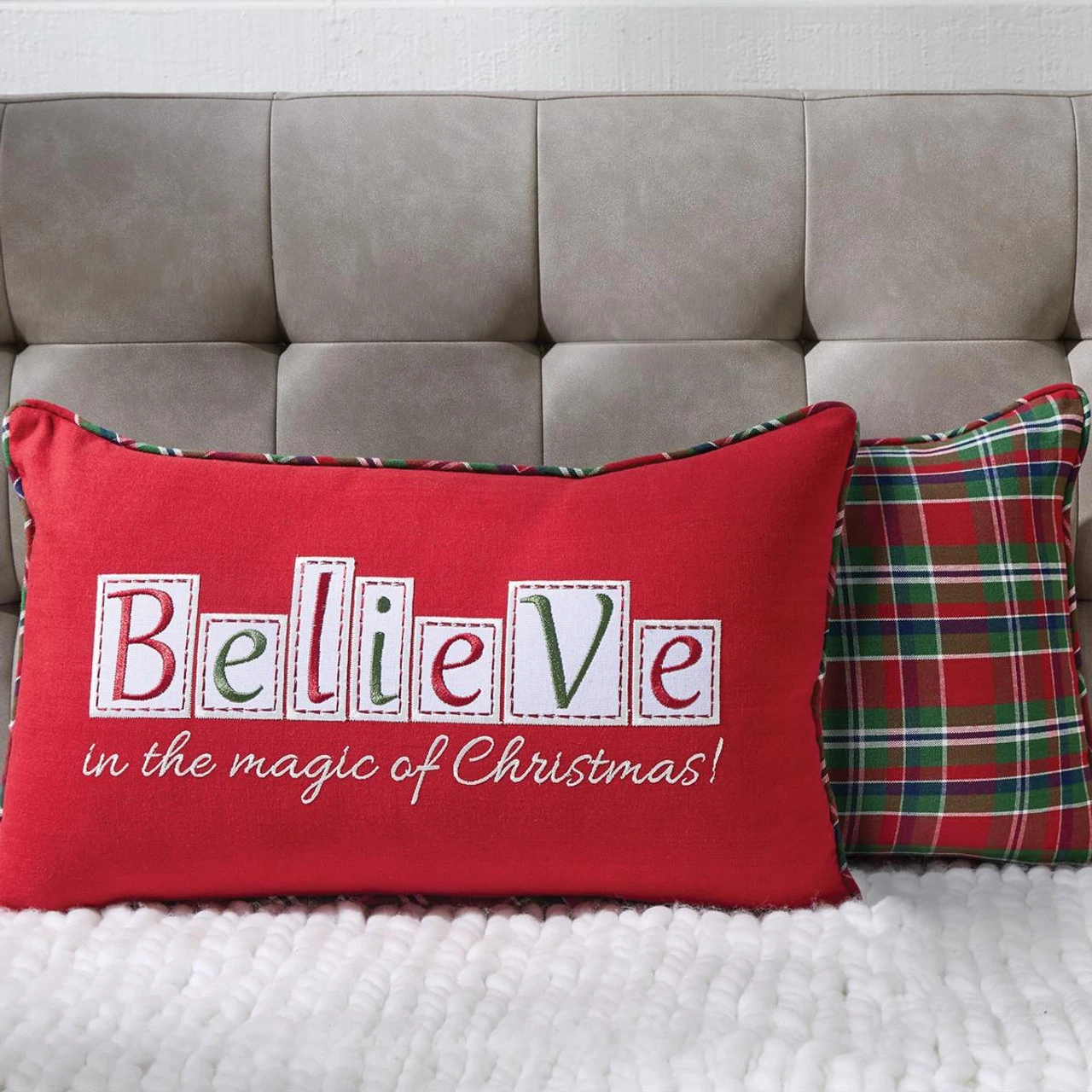 Believe Pillow - 12x20 4 Believe Pillow - 12x20 - Image 2