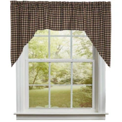 Bingham Star Swags - Plaid 72x36