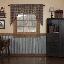 Bingham Star Swags - Plaid 72x36 -Home Improvement Store Bingham Star Swags Plaid 72x36 841985005464 image3 70980.1689040256