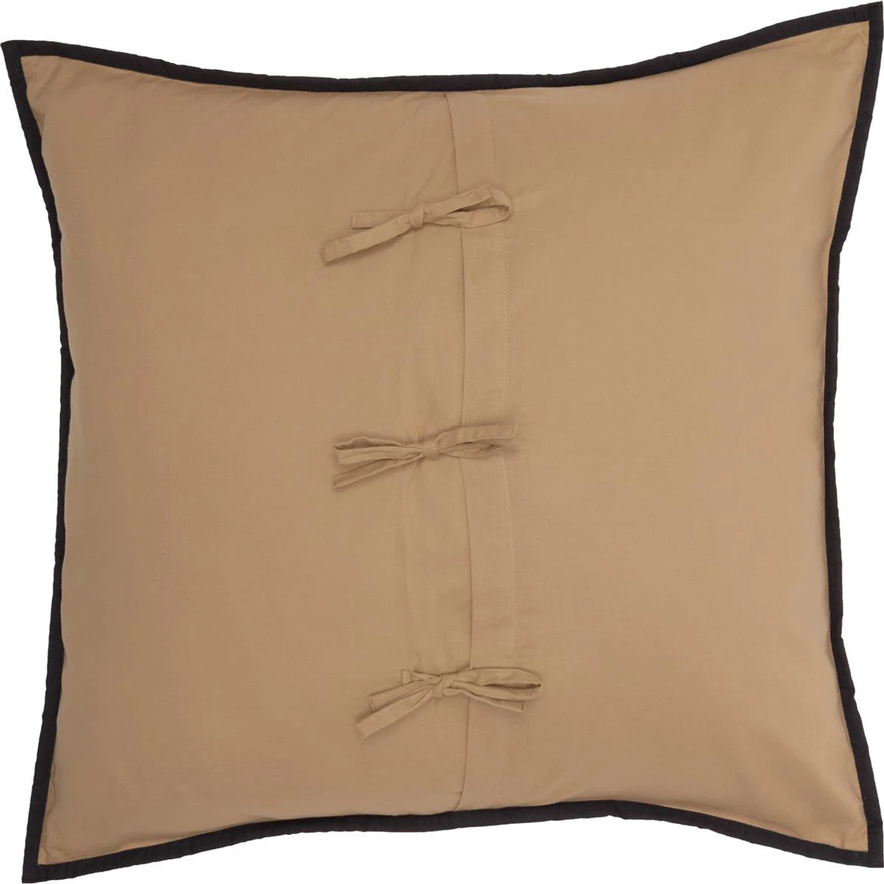 Black Check Star Pillow Sham - Euro Quilted 5 Black Check Star Pillow Sham - Euro Quilted - Image 3