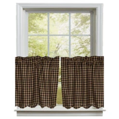 Black Check Tiers - 72x24