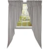 Burlap Dove Grey Prairie Gathered Curtains - 72x84 -Home Improvement Store Burlap Dove Grey Prairie Gathered Curtains 72x84 810055893904 image1 02636.1681409400
