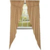 Burlap Natural Prairie Gathered Curtains - 72x84 -Home Improvement Store Burlap Natural Prairie Gathered Curtains 72x84 840528179334 image1 26414.1682008060