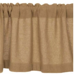 Burlap Primitive Natural VHC Valance - 72x16
