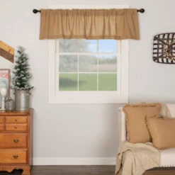 Burlap Primitive Natural VHC Valance - 72x16 -Home Improvement Store Burlap Primitive Natural VHC Valance 72x16 841985000629 image3 73482.1689039113