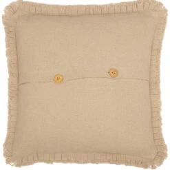 Burlap Vintage Fringed Ruffle Pillow - 18x18 8 Burlap Vintage Fringed Ruffle Pillow - 18x18 -Home Improvement Store Burlap Vintage Fringed Ruffle Pillow 18x18 840528179501 image3 20617.1689066650