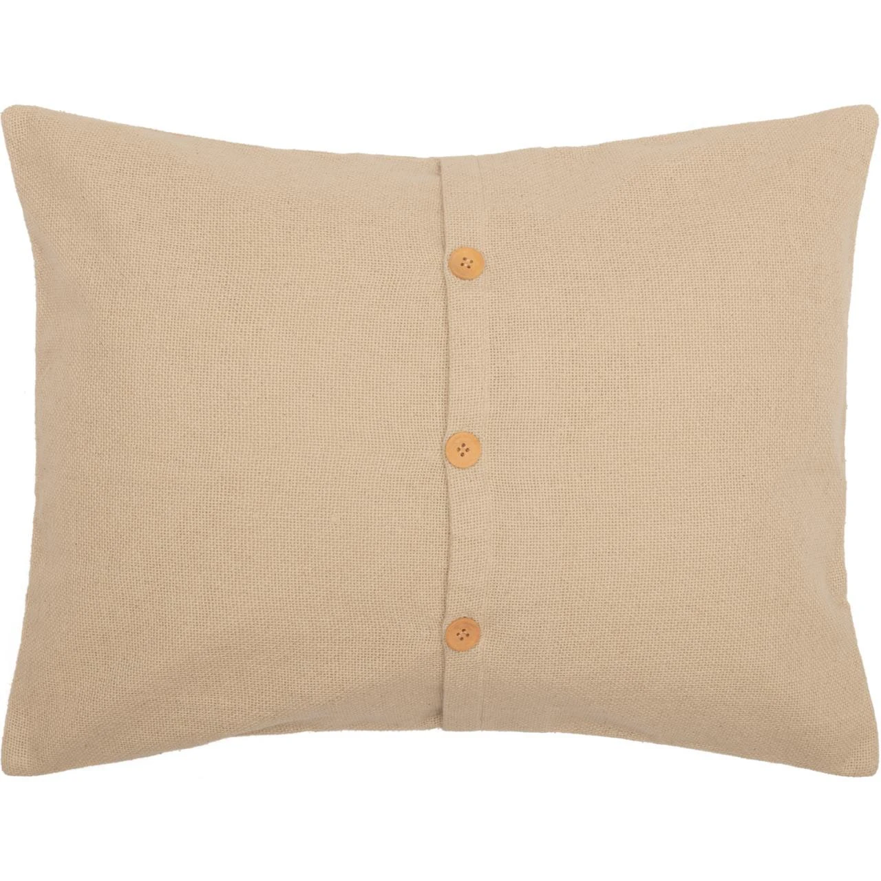 Burlap Vintage Pillow Sham - Standard 5 Burlap Vintage Pillow Sham - Standard - Image 3