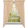 Burlap Vintage Prairie Gathered Curtains - 72x63 -Home Improvement Store Burlap Vintage Prairie Gathered Curtains 72x63 840528179556 image1 53699.1689066743