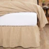 Burlap Vintage Ruffled Bed Skirt -Home Improvement Store Burlap Vintage Ruffled Bed Skirt 840528182839 image1 74107.1634895048