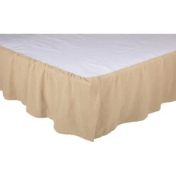 Burlap Vintage Ruffled Bed Skirt -Home Improvement Store Burlap Vintage Ruffled Bed Skirt 840528182839 image2 52577.1634895053