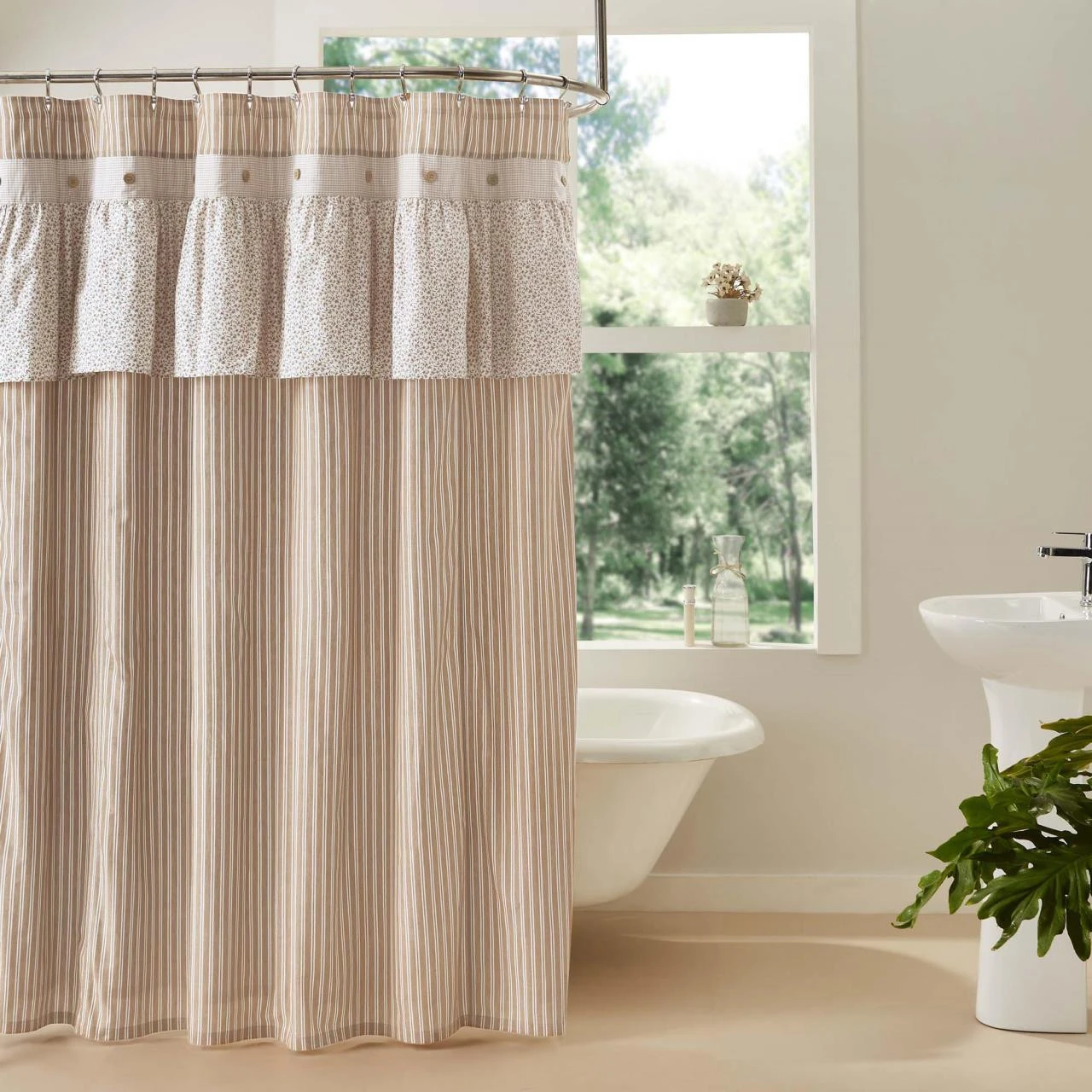 Camilia Ruffled Shower Curtain 3 Camilia Ruffled Shower Curtain