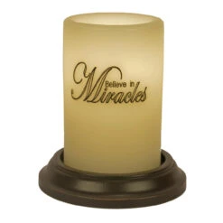 Candle Sleeve - Believe In Miracles
