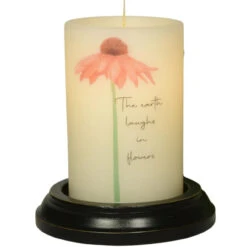 Candle Sleeve - Earth Laughs In Flowers Vanilla