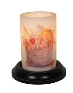 Candle Sleeve - Fall Harvest Basket