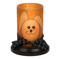 Candle Sleeve - Primitive Bunny Face