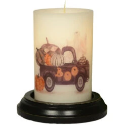 Candle Sleeve - Seasonal Boo Truck