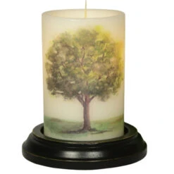 Candle Sleeve - Watercolor Tree Summer Vanilla