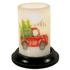 Candle Sleeve - Winter Truck