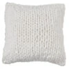 Chunky Knit Pillow - White 18" -Home Improvement Store Chunky Knit Pillow White 18 762242035966 image1 15140.1667560268
