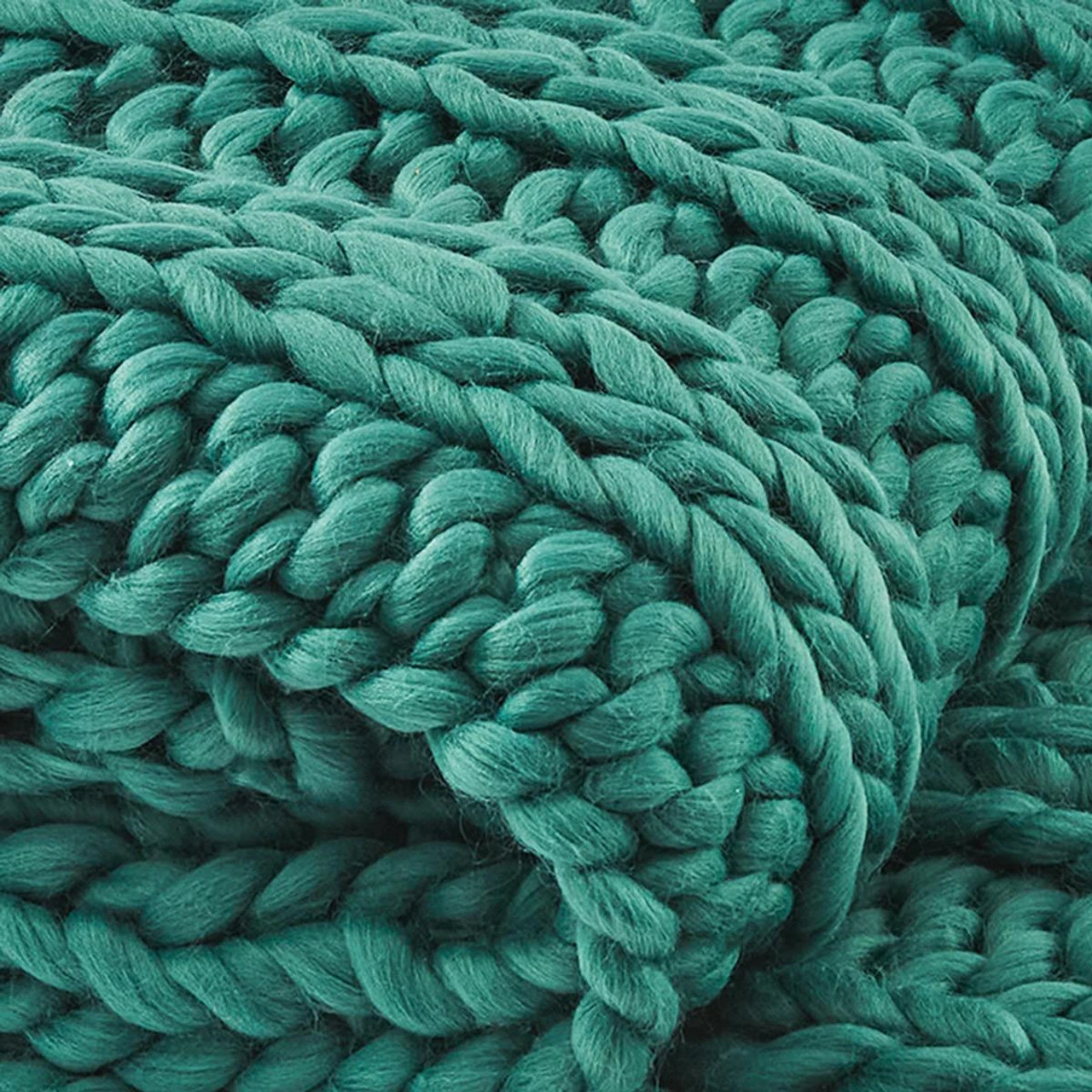 Chunky Ribbed Knit Throw - Alpine 5 Chunky Ribbed Knit Throw - Alpine - Image 3