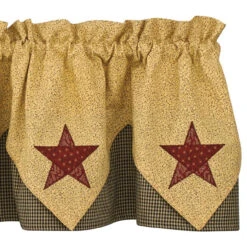 Country Star Valance - Point 58x15