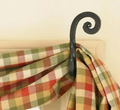 Curtain Hooks - Forged Scroll 1.75x5.5