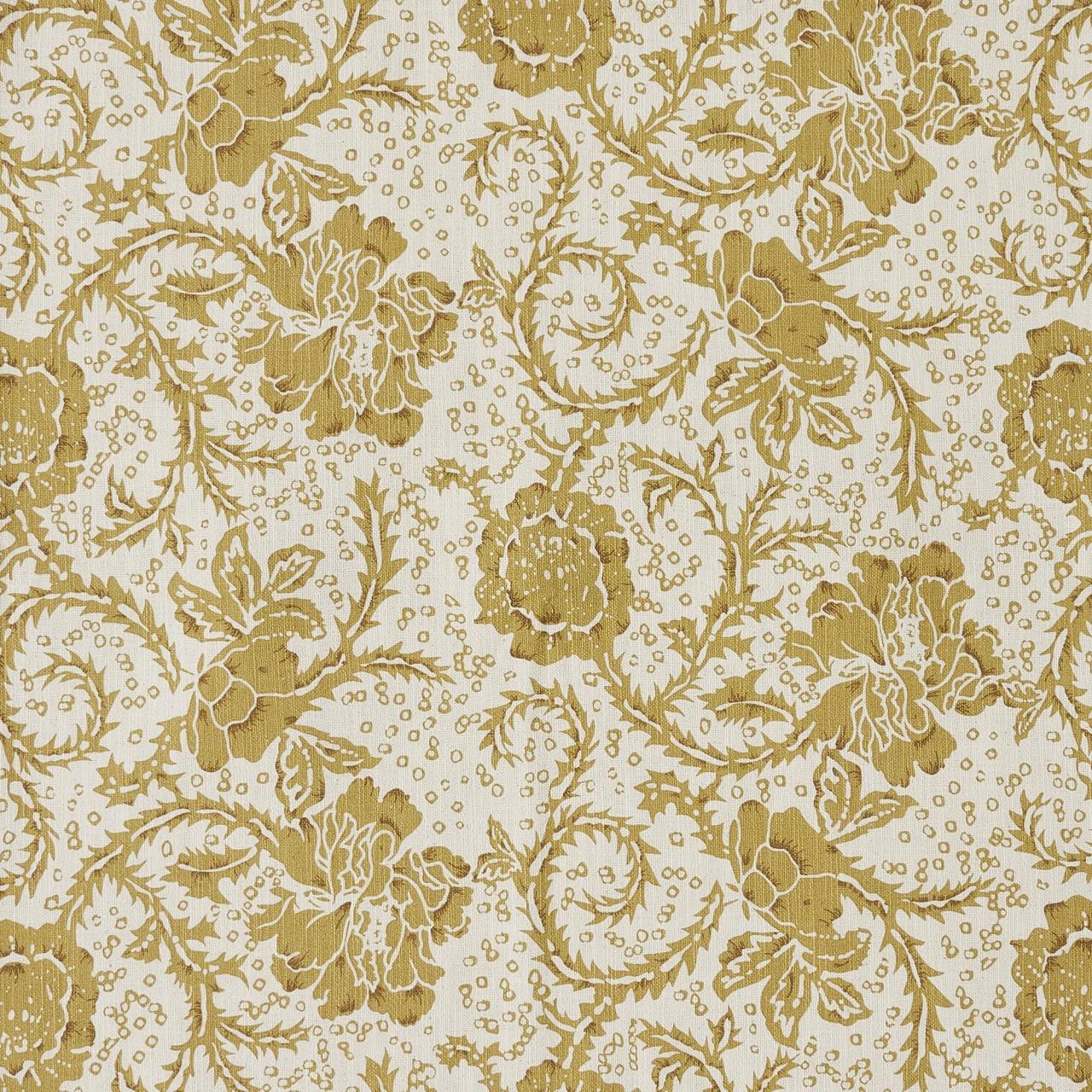 Dorset Gold Floral Bed Skirt 5 Dorset Gold Floral Bed Skirt - Image 3