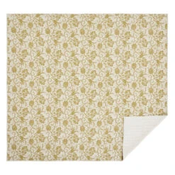 Dorset Gold Floral Quilt -Home Improvement Store Dorset Gold Floral Quilt 840233904450 image3 05568.1650044313