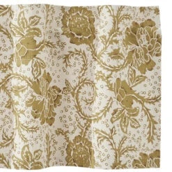 Dorset Gold Floral Valance - 72x16