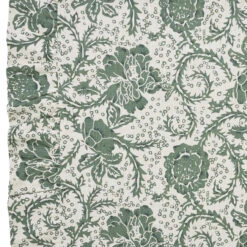 Dorset Green Floral Pillow Sham - Standard -Home Improvement Store Dorset Green Floral Pillow Sham Standard 840233904764 image3 44968.1667566785