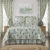 Dorset Green Floral Quilt -Home Improvement Store Dorset Green Floral Quilt 840233904702 image1 57941.1649263142
