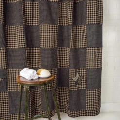 Farmhouse Star Shower Curtain