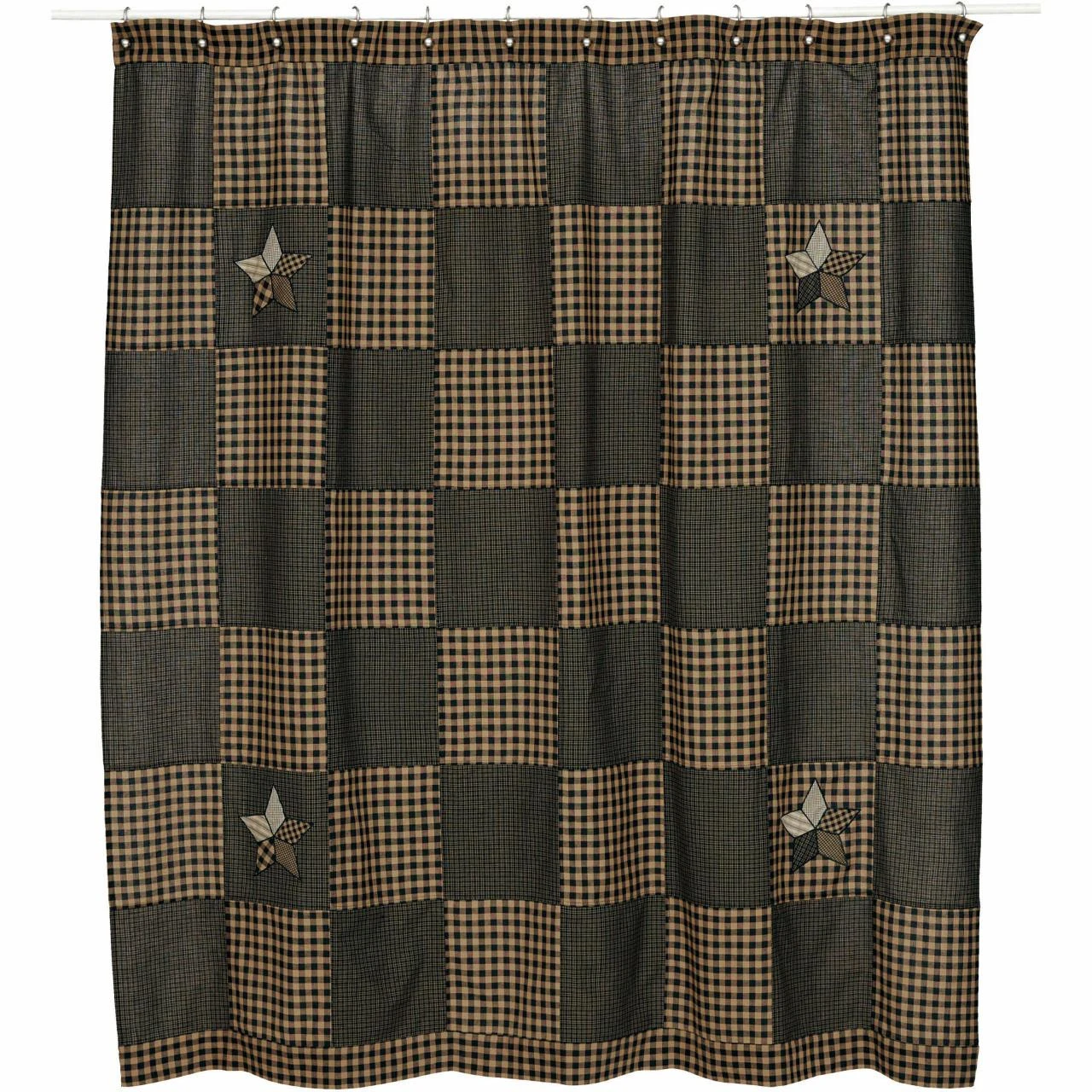 Farmhouse Star Shower Curtain 4 Farmhouse Star Shower Curtain - Image 2
