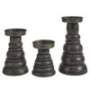 Farmhouse Wood/Metal Pillar Holders - Set Of 3 2 Farmhouse Wood/Metal Pillar Holders - Set Of 3 -Home Improvement Store Farmhouse Wood Metal Pillar Holders Set of 3 762242043701 image1 54675.1667567410