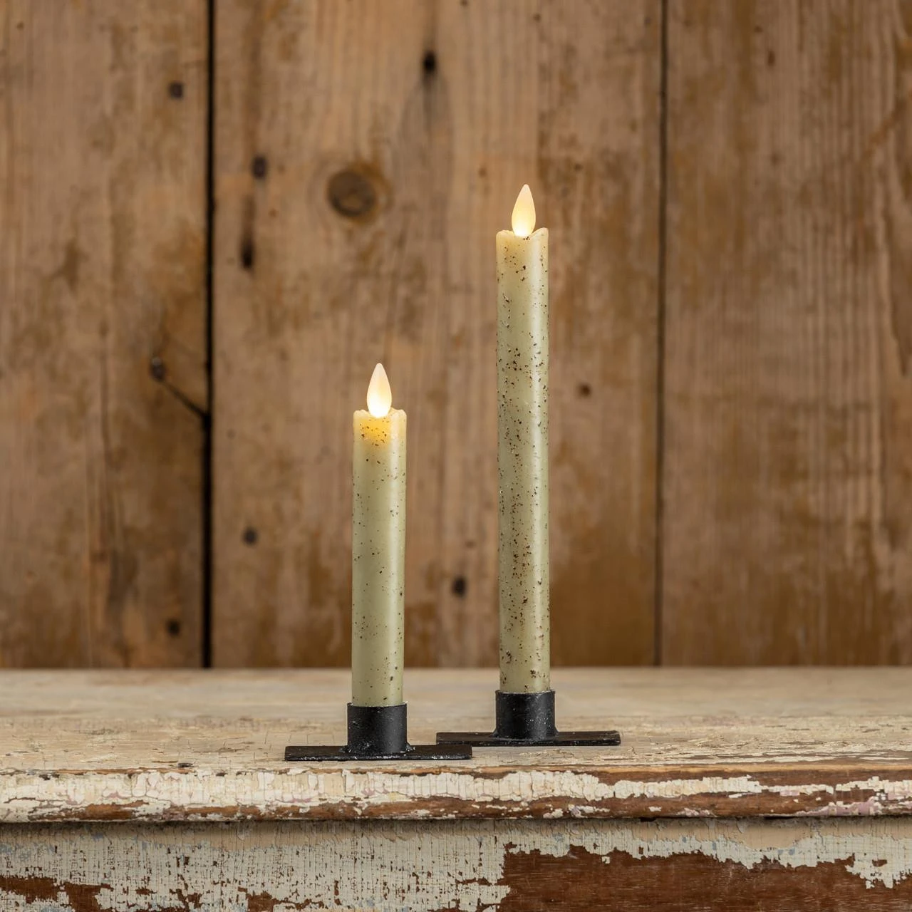 Green Timer Candle - 9.5" Taper 3 Green Timer Candle - 9.5" Taper