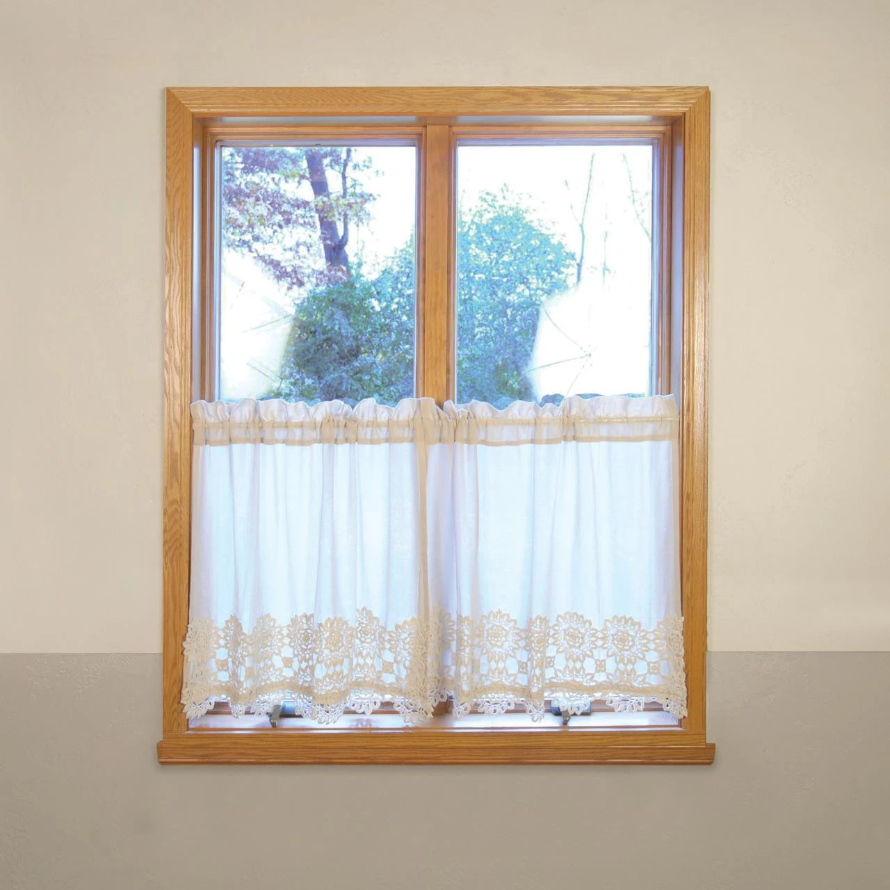 Heirloom Crochet Lace Tiers - 72x30 5 Heirloom Crochet Lace Tiers - 72x30 - Image 3