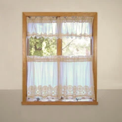 Heirloom Crochet Lace Tiers - 72x30 16 Heirloom Crochet Lace Tiers - 72x30 -Home Improvement Store Heirloom Crochet Lace Tiers 72x30 840528192326 image7 06353.1689050038