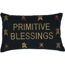 Heritage Farms Primitive Blessings Pillow - 14x22