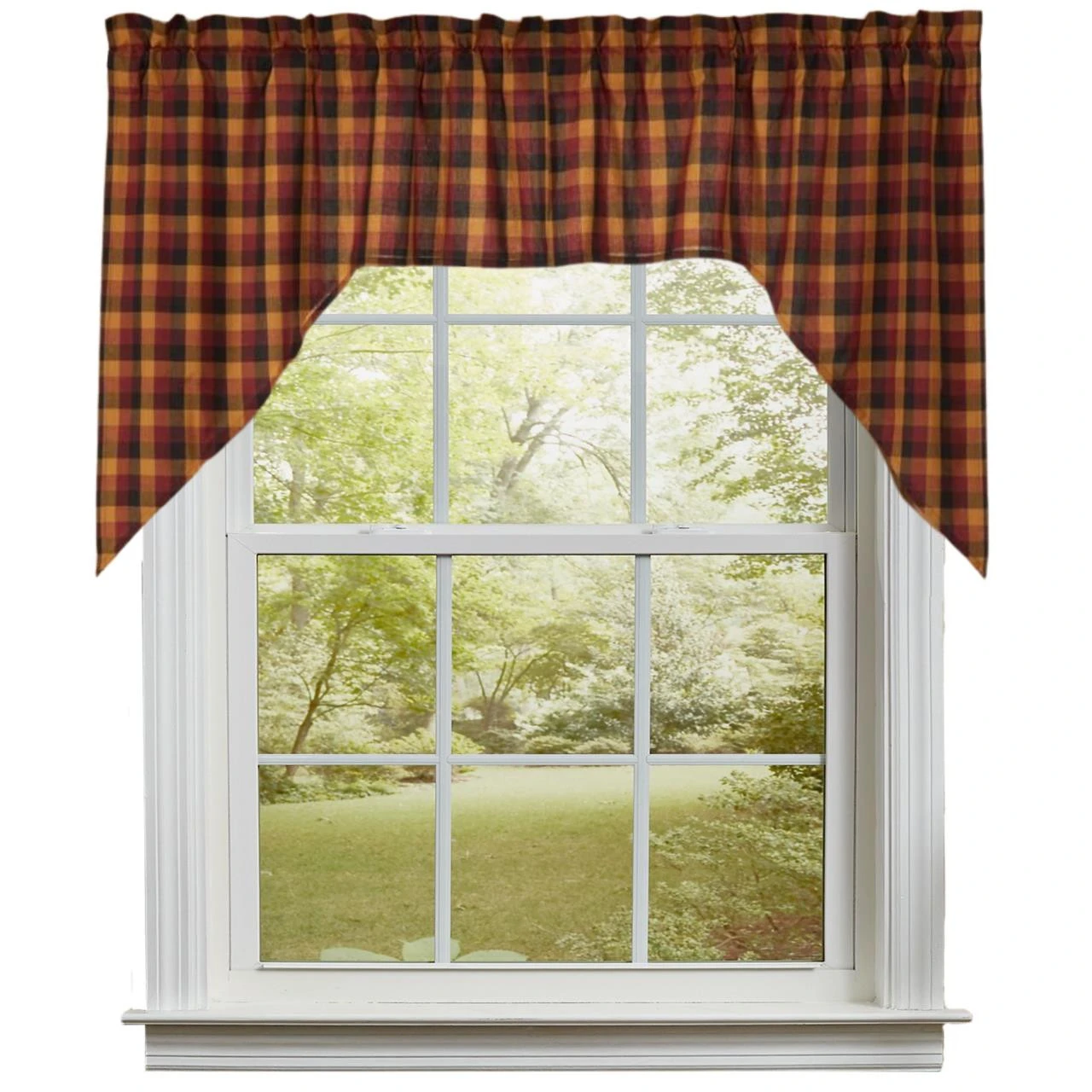 Heritage Farms Primitive Check Swags - 72x36 3 Heritage Farms Primitive Check Swags - 72x36
