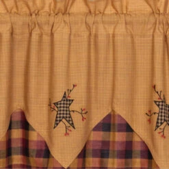 Heritage Farms Primitive Star And Pip Layered Valance -72x20 9 Heritage Farms Primitive Star And Pip Layered Valance -72x20 -Home Improvement Store Heritage Farms Primitive Star and Pip Layered Valance 72x20 840528183607 image4 10451.1685465492