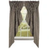 Heritage House Check Black Prairie Gathered Curtains - 72x63 -Home Improvement Store Heritage House Check Black Prairie Gathered Curtains 72x63 643934368299 image1 27767.1689044461
