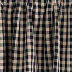Heritage House Check Black Prairie Gathered Curtains - 72x63 9 Heritage House Check Black Prairie Gathered Curtains - 72x63 -Home Improvement Store Heritage House Check Black Prairie Gathered Curtains 72x63 643934368299 image4 58695.1689044474