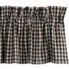 Heritage House Check Black Valance - 72x15.5 -Home Improvement Store Heritage House Check Black Valance 72x15 5 643934370803 image1 25800.1689039570