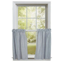 Heritage House Check Gray & Cream Tiers - 72x36