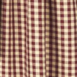 Heritage House Check Red Prairie Gathered Curtains - 72x63 -Home Improvement Store Heritage House Check Red Prairie Gathered Curtains 72x63 643934368305 image4 13074.1689044490