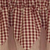 Heritage House Check Red Valance - Point 72x15.5 -Home Improvement Store Heritage House Check Red Valance Point 72x15 5 648558020851 image1 73259.1683710325